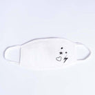 PJ Salvage Ivory Face Mask with Stars & Hearts by PJ Salvage – Face Mask – White | Spoiled Brat UK