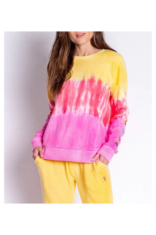 Shop PJ Salvage One Love Ombre Tie Dye Crew Neck Long Sleeve Sweater - Spoiled Brat  Online