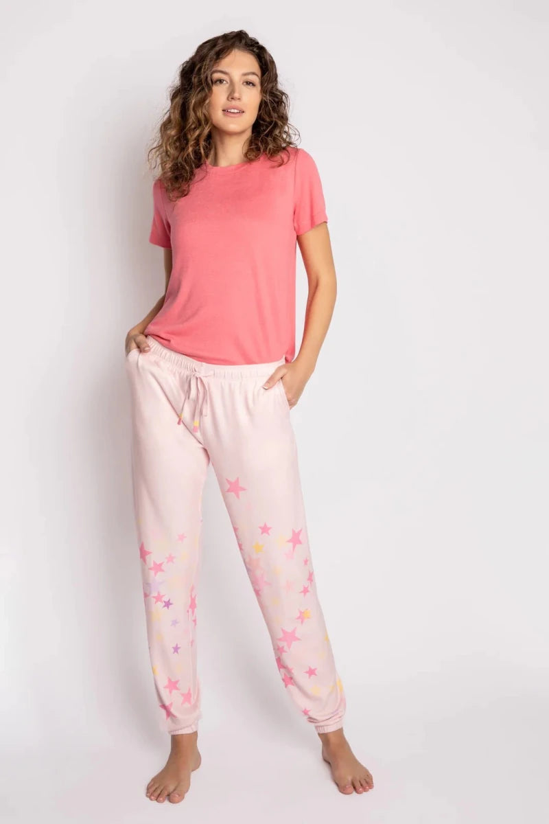 Shop PJ Salvage PJ Salvage Peach Party Panded Pyjama Pants PJ Pants for women – premium loungewear and festival fashion at Spoiled Brat