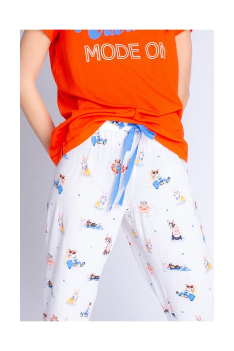 PJ Salvage Playful Prints Vacation Mode PJ Pants | Pyjamas by PJ Salvage | Shop Premium Boutique Fashion at Spoiled Brat | Trendy Y2K style. A Fashion Nerd, bubblechutea, Chloe Meadows | Image 2