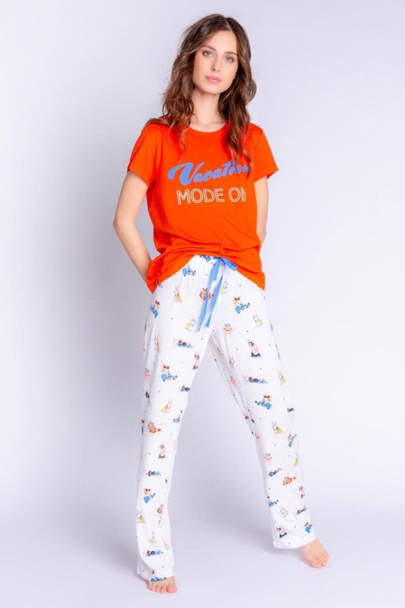 Shop PJ Salvage PJ Salvage Playful Prints Vacation Mode PJ Pants Pyjamas for women – premium loungewear and festival fashion at Spoiled Brat