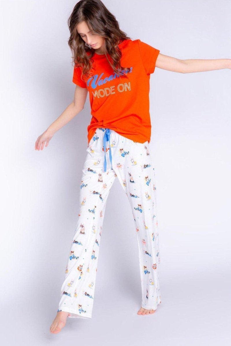 Shop PJ Salvage PJ Salvage Playful Prints Vacation Mode PJ Pants Pyjamas for women – premium loungewear and festival fashion at Spoiled Brat