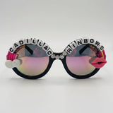 Shop Rad and Refined Rad & Refined Cadillac & Rainbows Statement Sunglasses Sunglasses for women – premium loungewear and festival fashion at Spoiled Brat