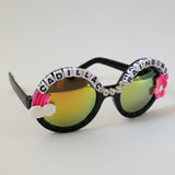 Shop Rad and Refined Rad & Refined Cadillac & Rainbows Statement Sunglasses Sunglasses for women – premium loungewear and festival fashion at Spoiled Brat
