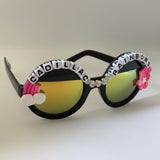 Shop Rad and Refined Rad & Refined Cadillac & Rainbows Statement Sunglasses Sunglasses for women – premium loungewear and festival fashion at Spoiled Brat