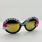 Shop Rad and Refined Rad & Refined Cadillac & Rainbows Statement Sunglasses Sunglasses for women – premium loungewear and festival fashion at Spoiled Brat