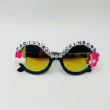 Shop Rad and Refined Rad & Refined Cadillac & Rainbows Statement Sunglasses Sunglasses for women – premium loungewear and festival fashion at Spoiled Brat
