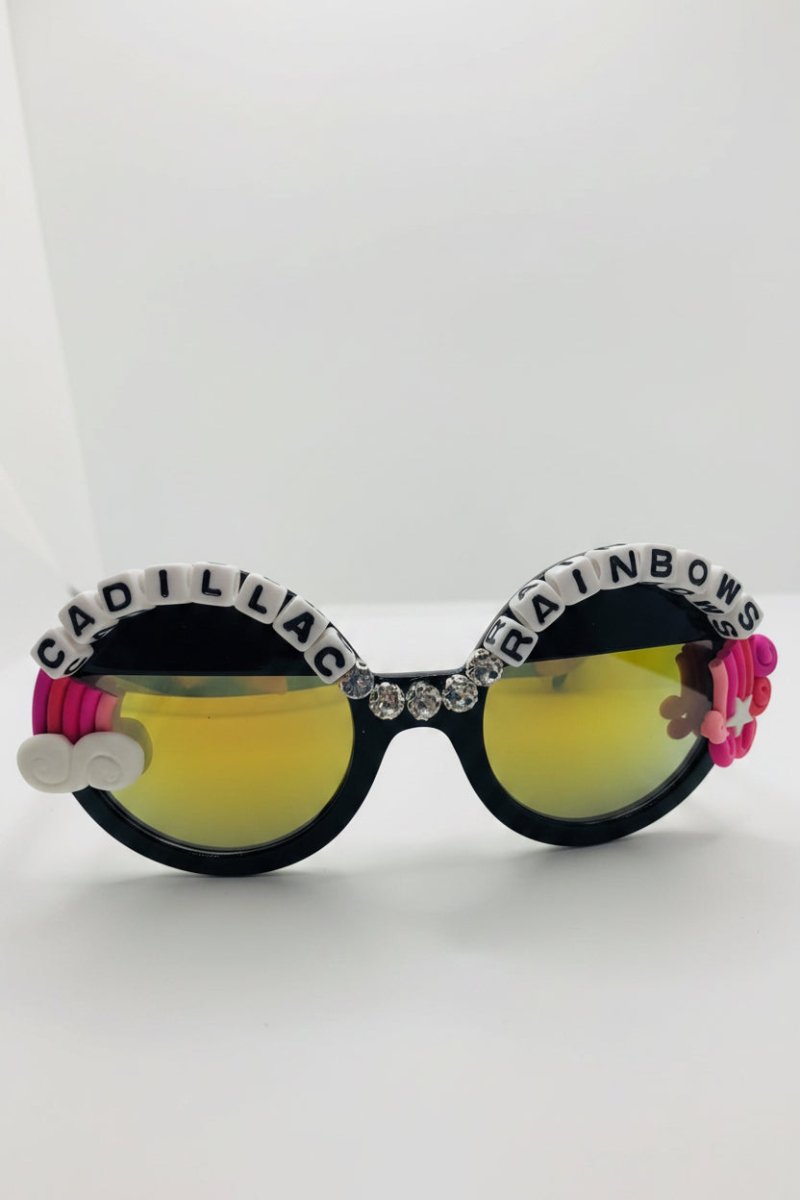 Shop Rad and Refined Rad & Refined Cadillac & Rainbows Statement Sunglasses Sunglasses for women – premium loungewear and festival fashion at Spoiled Brat