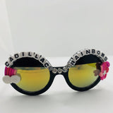 Shop Rad and Refined Rad & Refined Cadillac & Rainbows Statement Sunglasses Sunglasses for women – premium loungewear and festival fashion at Spoiled Brat