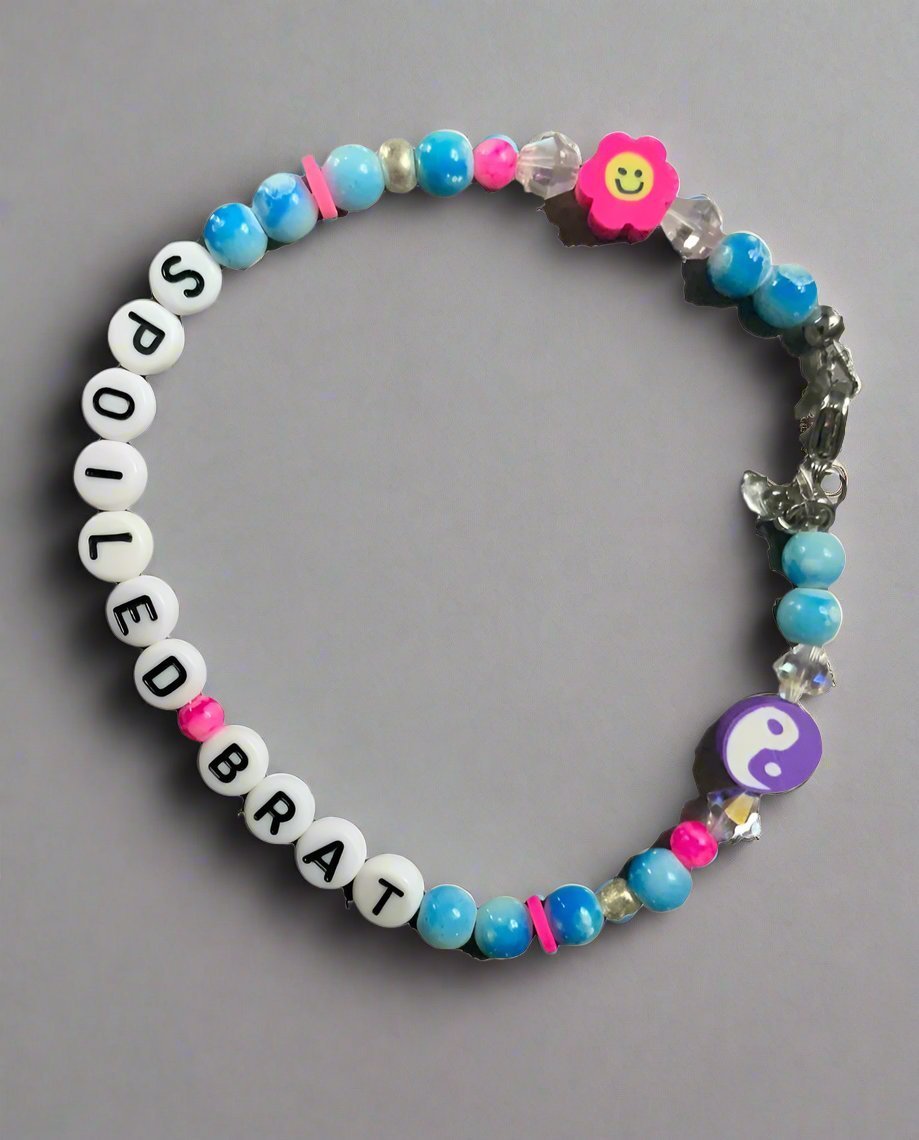 Shop Rad and Refined Rad & Refined Spoiled Brat Beaded Bracelet Anklet for women – premium loungewear and festival fashion at Spoiled Brat