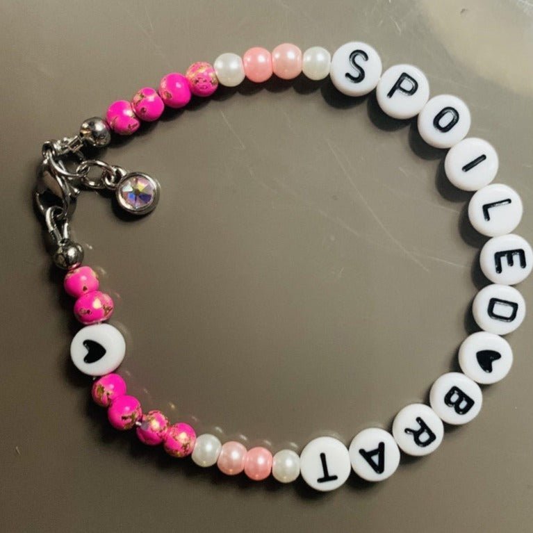 Shop Rad and Refined Rad & Refined Spoiled Brat Beaded Bracelet Anklet for women – premium loungewear and festival fashion at Spoiled Brat