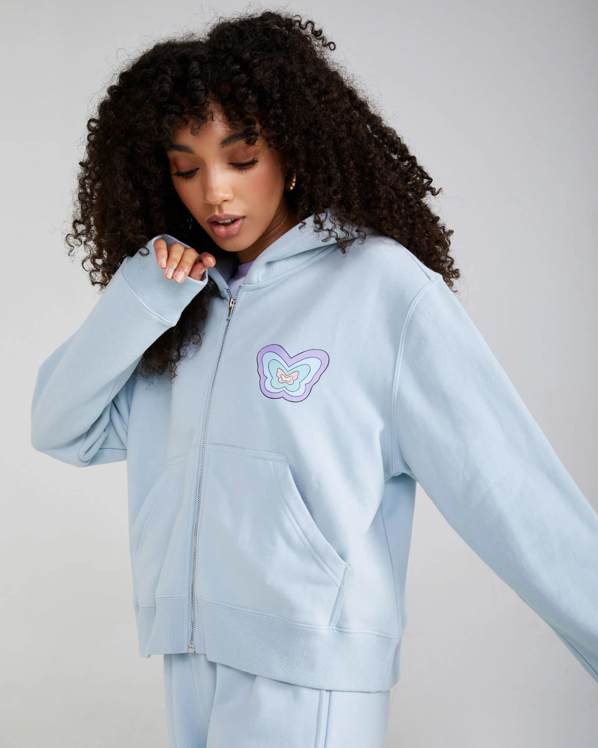 Shop Samii Ryan Samii Ryan Baby Zip Up Hoodie online at Spoiled Brat