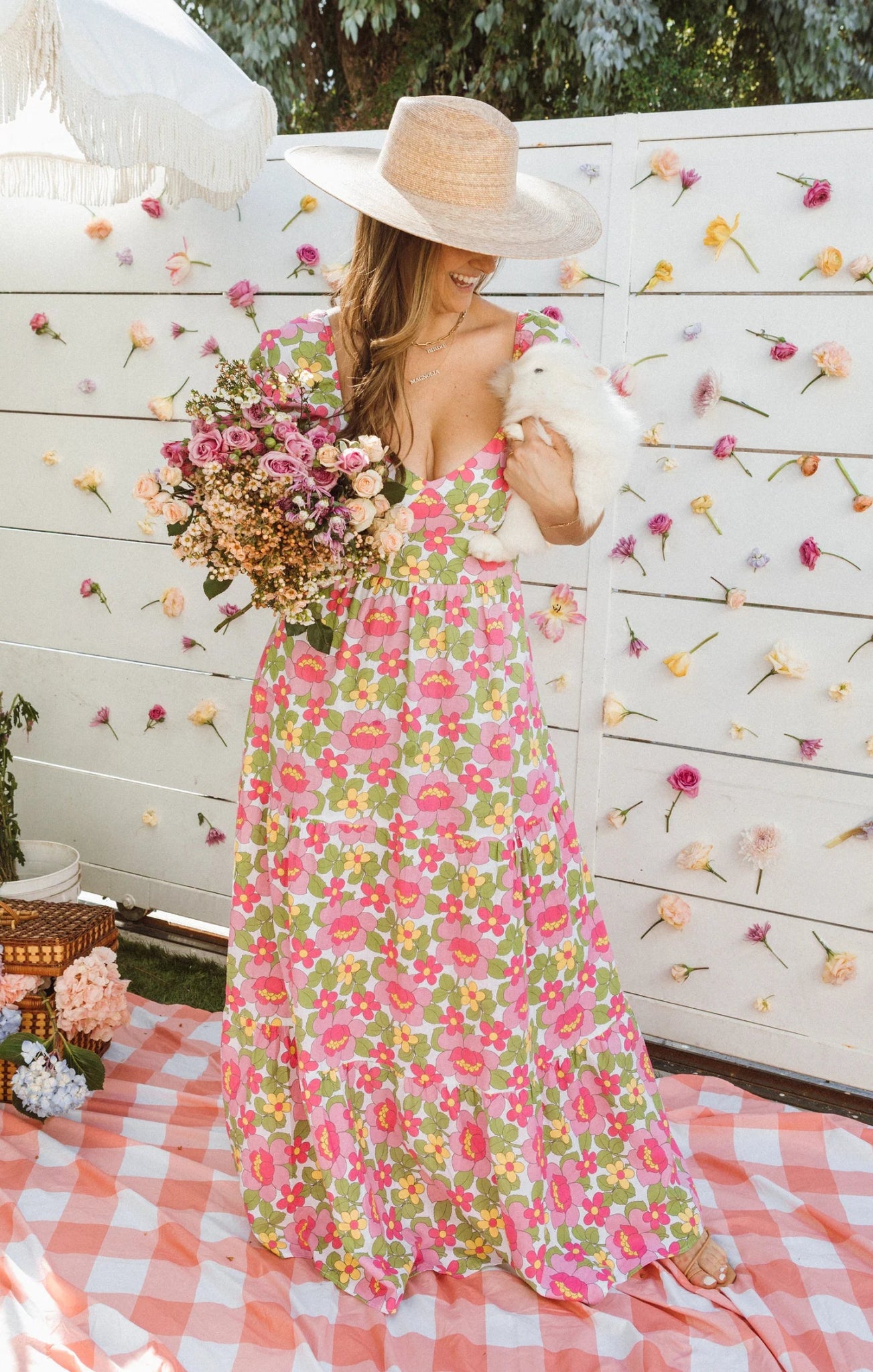 Shop Show Me Your Mumu Cathy Floral Maxi Dress as seen on