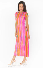 Shop Show Me Your Mumu Show Me Your Mumu Molly Rainbow Midi Dress online at Spoiled Brat