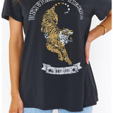 Shop Show Me Your Mumu Show Me Your Mumu Oliver University Tiger Graphic Tee T-Shirt for women – premium loungewear and festival fashion at Spoiled Brat