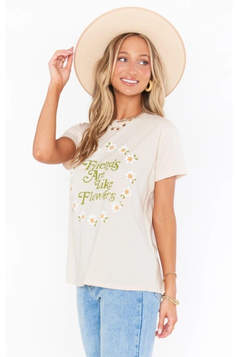 Shop Show Me Your Mumu Show Me Your Mumu Thomas Friends Like Flowers Tee T-Shirt for women – premium loungewear and festival fashion at Spoiled Brat