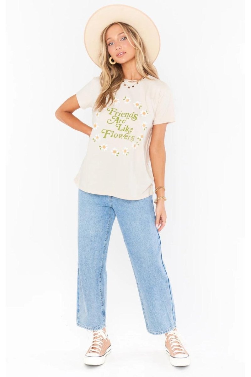 Shop Show Me Your Mumu Show Me Your Mumu Thomas Friends Like Flowers Tee T-Shirt for women – premium loungewear and festival fashion at Spoiled Brat