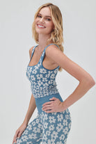 Spiritual Gangster Amara Jacquard Longline Sports Bra as seen on Whitney Port Cropped Top by Spiritual Gangster as seen on celebrities