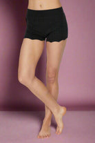 Spiritual Gangster Hudson Pointelle Sweater Shorts Shorts by Spiritual Gangster as seen on celebrities