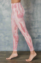 Spiritual Gangster Love Sculpt Winter Rose Tie Dye Leggings Leggings by Spiritual Gangster as seen on celebrities