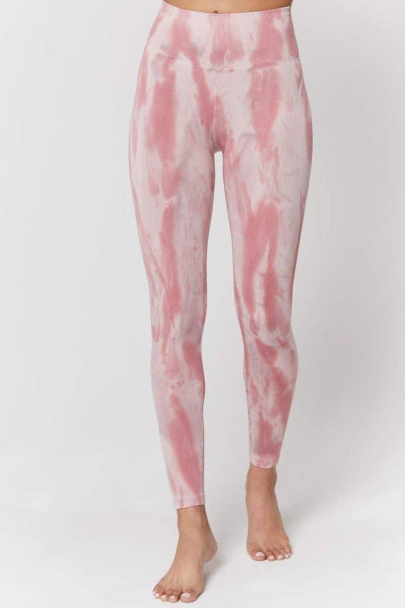 Shop Spiritual Gangster Spiritual Gangster Love Sculpt Winter Rose Tie Dye Leggings Leggings for women – premium loungewear and festival fashion at Spoiled Brat
