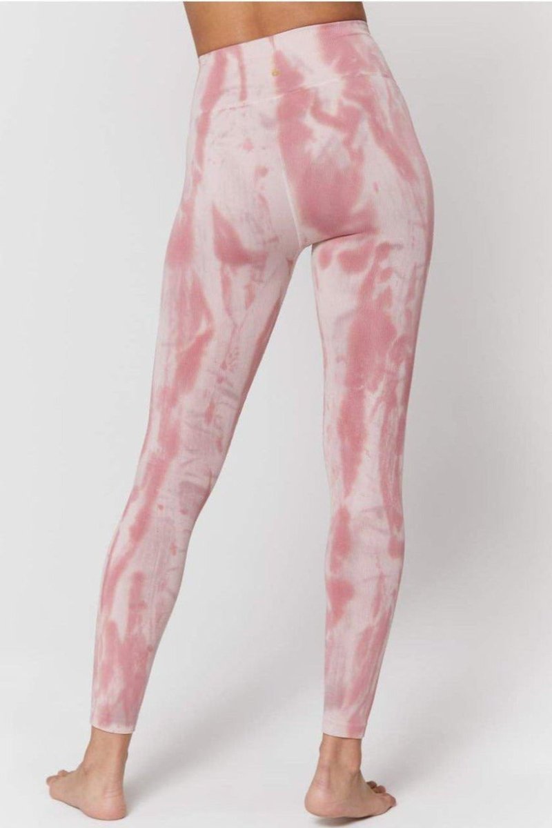 Shop Spiritual Gangster Spiritual Gangster Love Sculpt Winter Rose Tie Dye Leggings Leggings for women – premium loungewear and festival fashion at Spoiled Brat