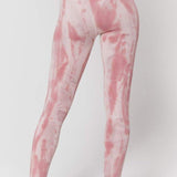 Shop Spiritual Gangster Spiritual Gangster Love Sculpt Winter Rose Tie Dye Leggings Leggings for women – premium loungewear and festival fashion at Spoiled Brat