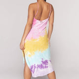 Shop Spiritual Gangster Spiritual Gangster Tie Dye Slip Maxi Dress Maxi Dress for women – premium loungewear and festival fashion at Spoiled Brat