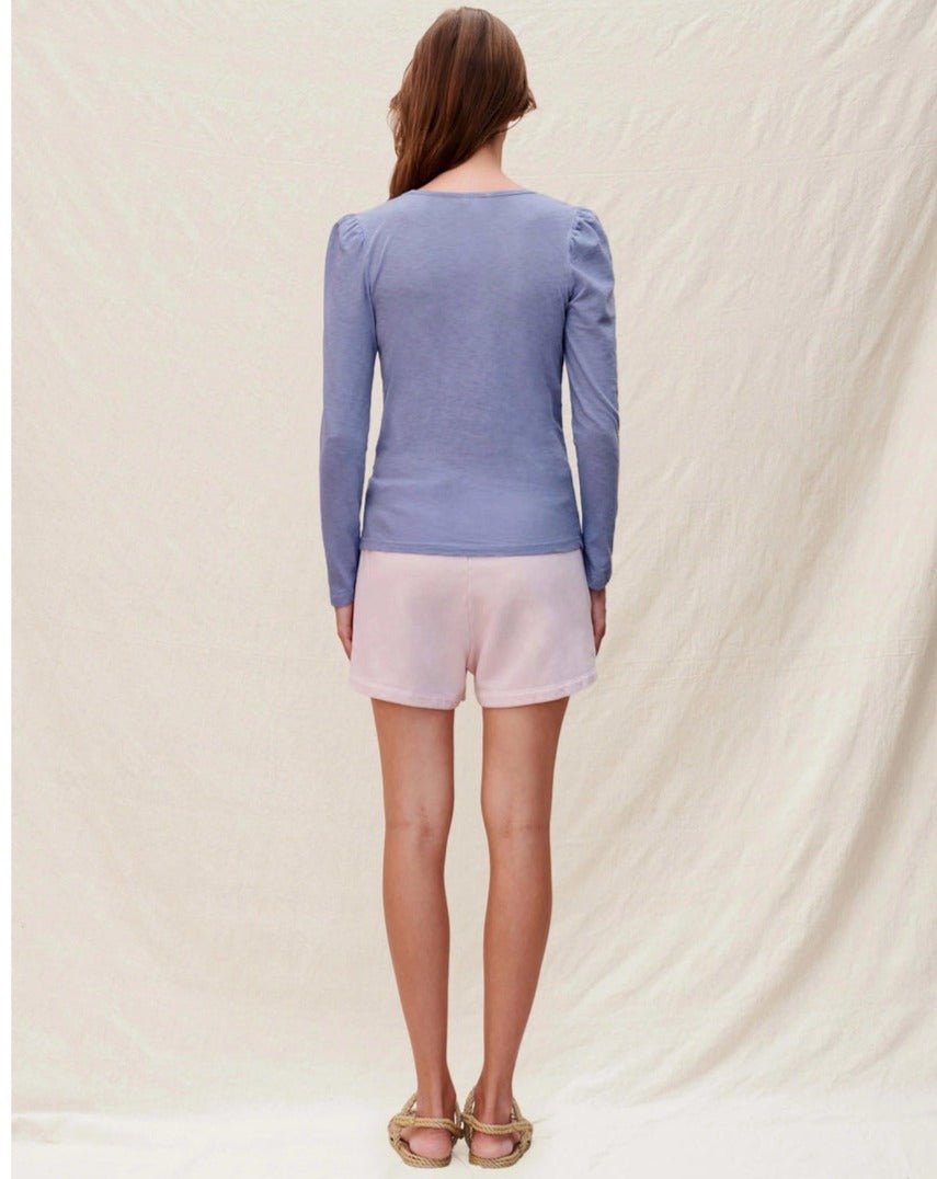 Sundry Clothing Square Neck Long Sleeve Top - Spoiled Brat