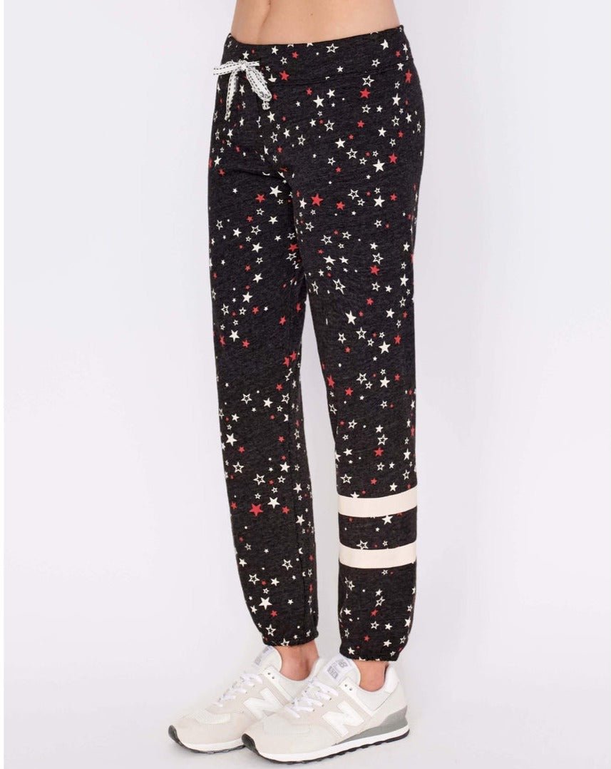Shop Sundry Sundry Clothing Stripe Stars Classic Sweatpants Sweatpants for women – premium loungewear and festival fashion at Spoiled Brat