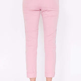 Shop Sundry Sundry Glitter Stripe Roll Up Chino Trousers Trousers for women – premium loungewear and festival fashion at Spoiled Brat