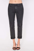 Shop Sundry Sundry Star Glitter Stripe Roll Up Chino Trousers Trousers for women – premium loungewear and festival fashion at Spoiled Brat