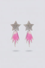 Shop Suzywan DELUXE Suzywan DELUXE Falling Star Acrylic Earrings Earrings for women – premium loungewear and festival fashion at Spoiled Brat