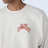 Shop The Mayfair Group Mayfair Growth Takes Time Crewneck Sweater as seen on Courtney Green Sweater for women – premium loungewear and festival fashion at Spoiled Brat