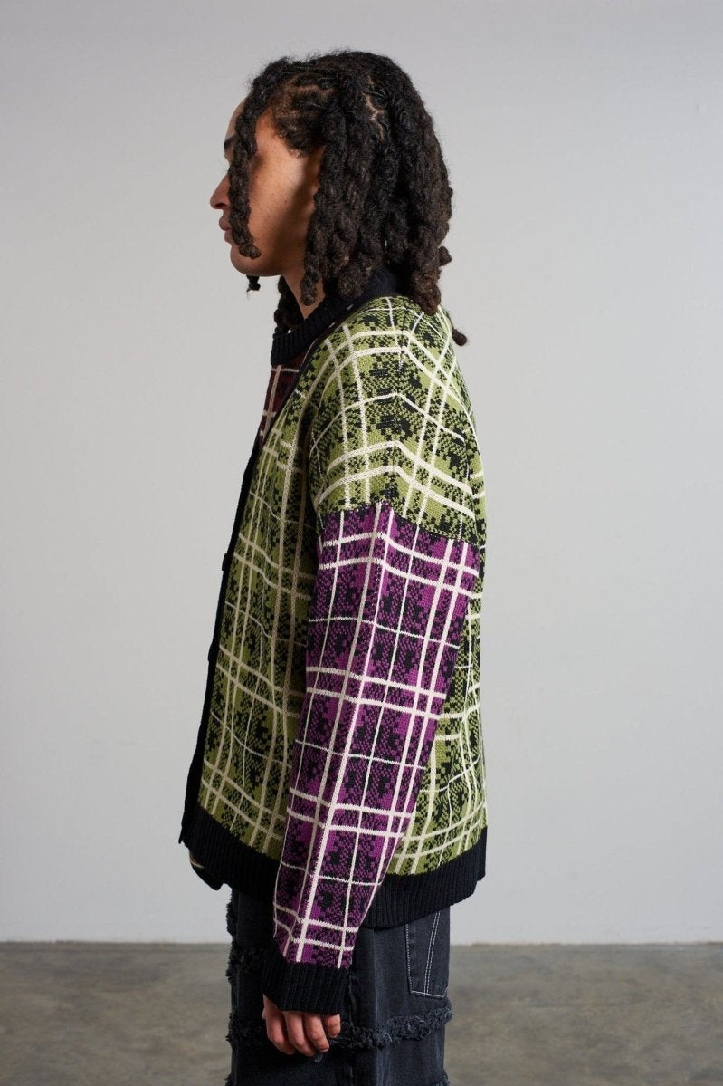 Shop The Ragged Priest The Ragged Priest Noise Knit Cardigan Cardigan for women – premium loungewear and festival fashion at Spoiled Brat