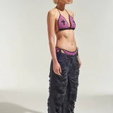 Shop The Ragged Priest The Ragged Priest Repent Crochet Bikini Top Top for women – premium loungewear and festival fashion at Spoiled Brat