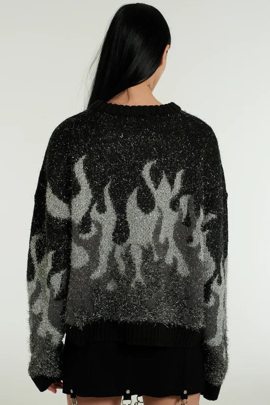 Shop The Ragged Priest Revolt Glitter Knit Jumper Online – Spoiled Brat