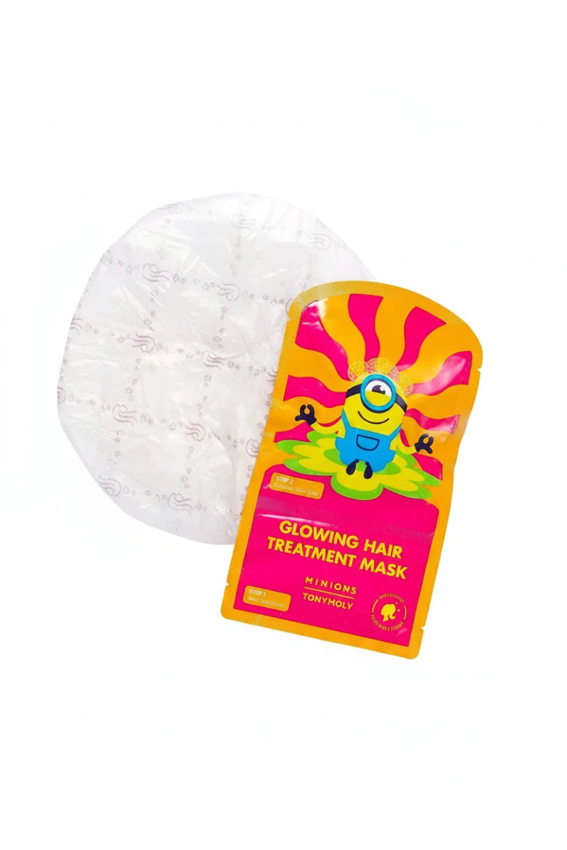 Shop Tony Moly Tony Moly x Minions Glowing Hair Treatment Mask Beauty Product for women – premium loungewear and festival fashion at Spoiled Brat