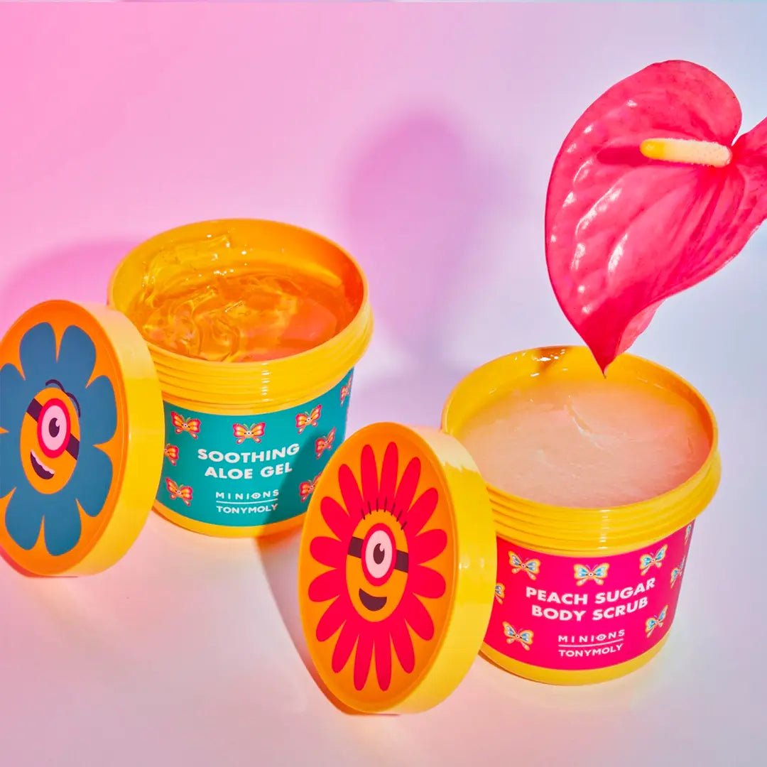 Shop Tony Moly Tony Moly x Minions Peach Sugar Body Scrub online at Spoiled Brat