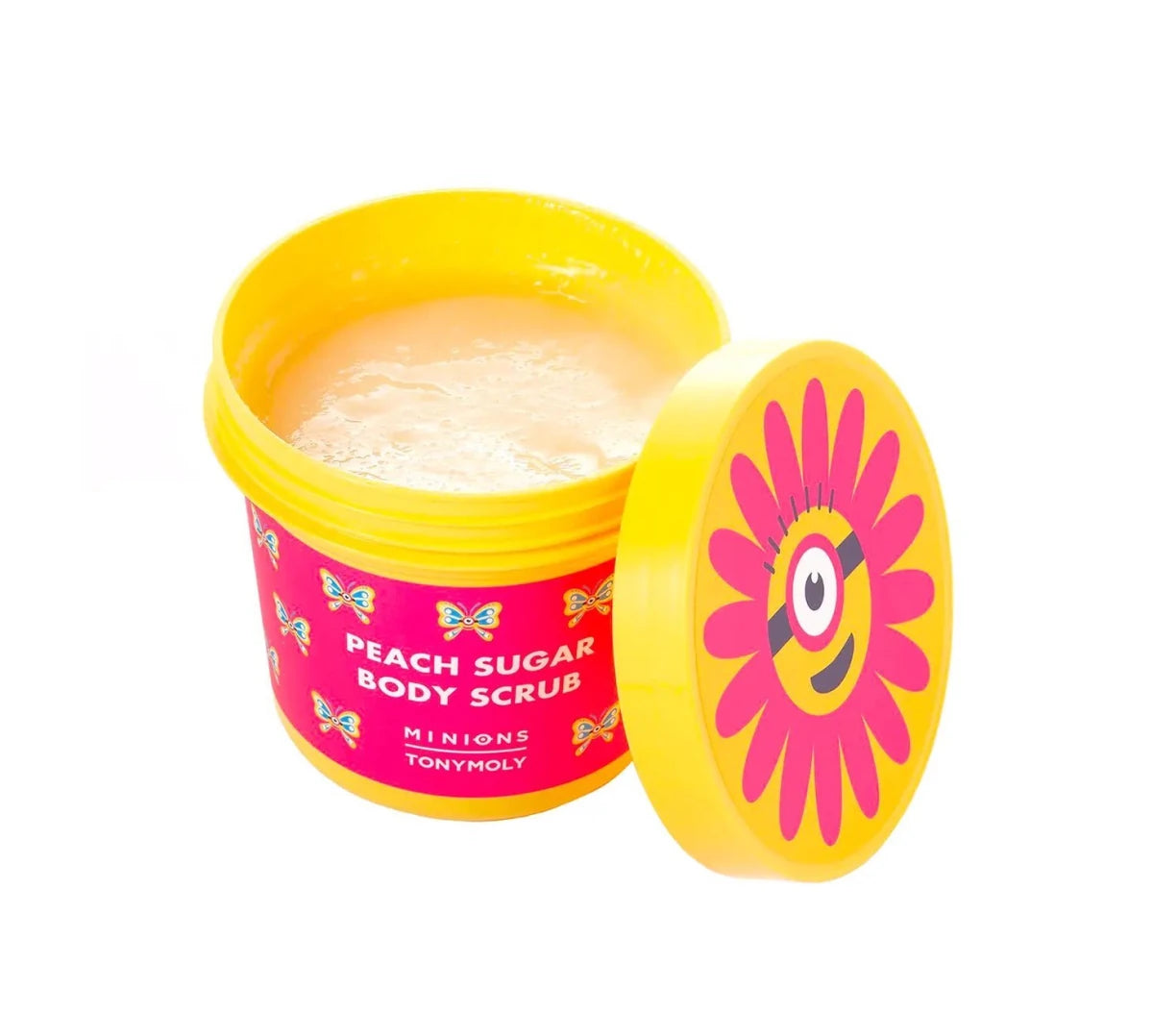 Shop Tony Moly Tony Moly x Minions Peach Sugar Body Scrub Body Wash for women – premium loungewear and festival fashion at Spoiled Brat