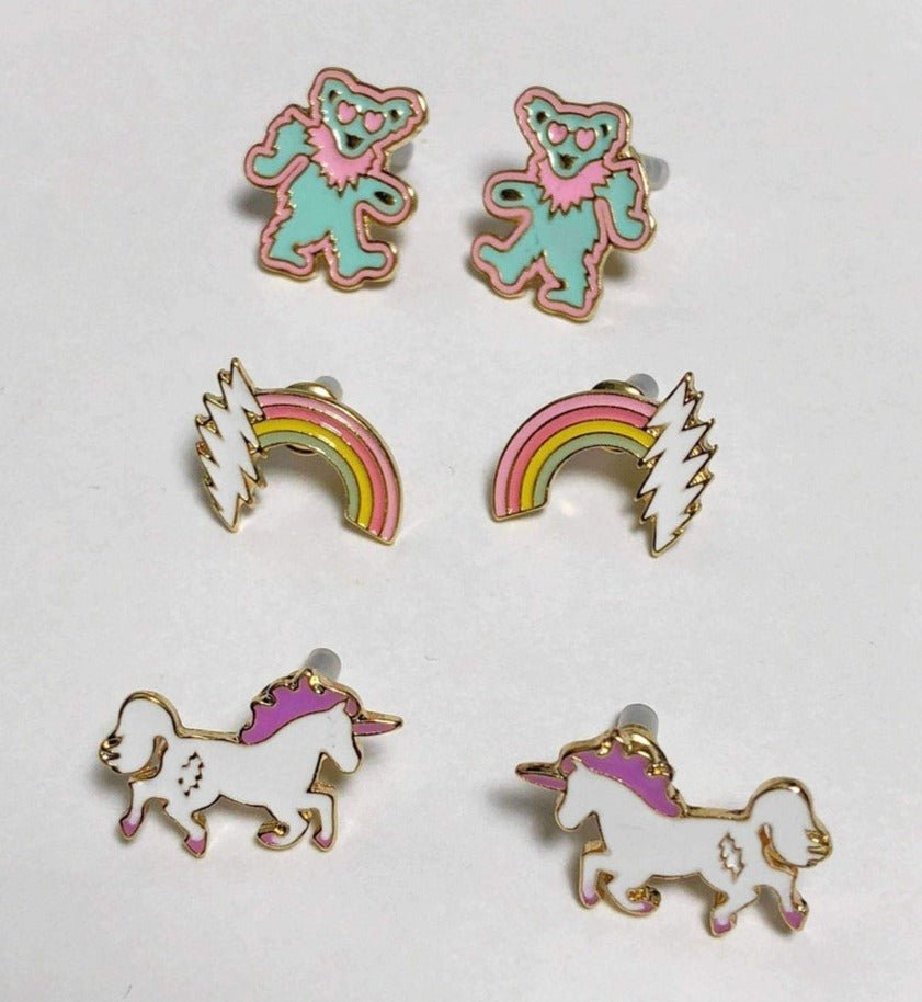 Trixy Starr x Grateful Dead Earring Set - Spoiled Brat