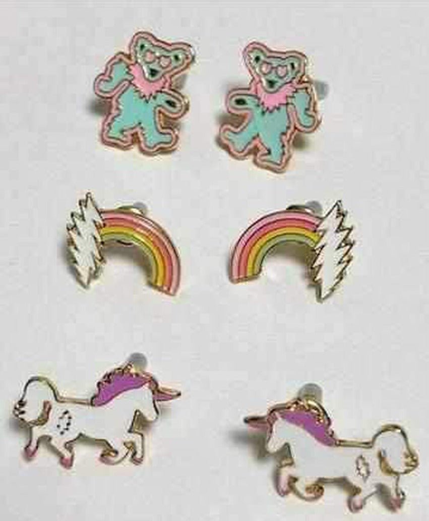 Trixy Starr x Grateful Dead Earring Set - Spoiled Brat