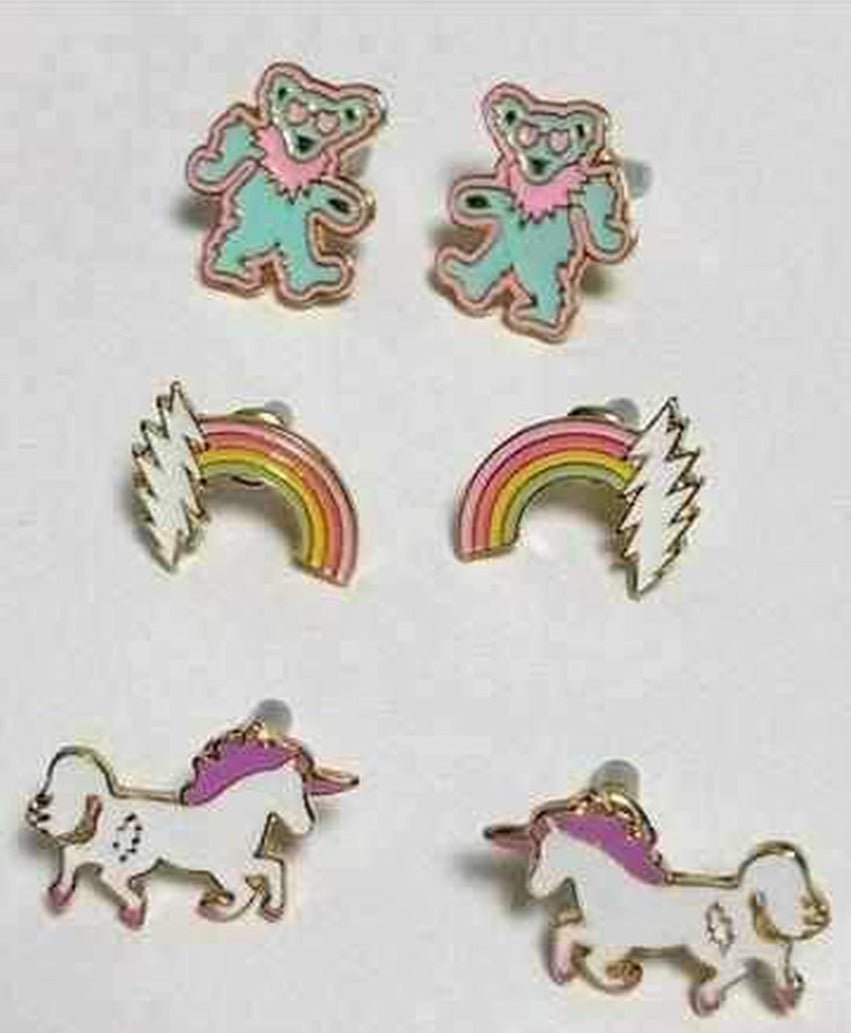 Shop Trixy Starr Trixy Starr x Grateful Dead Earring Set online at Spoiled Brat