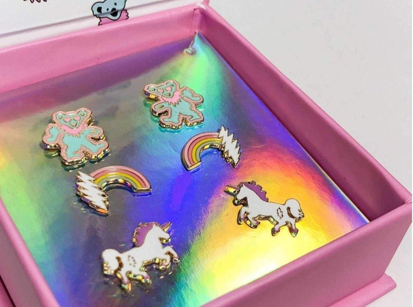 Trixy Starr x Grateful Dead Earring Set Earrings by Trixy Starr as seen on celebrities