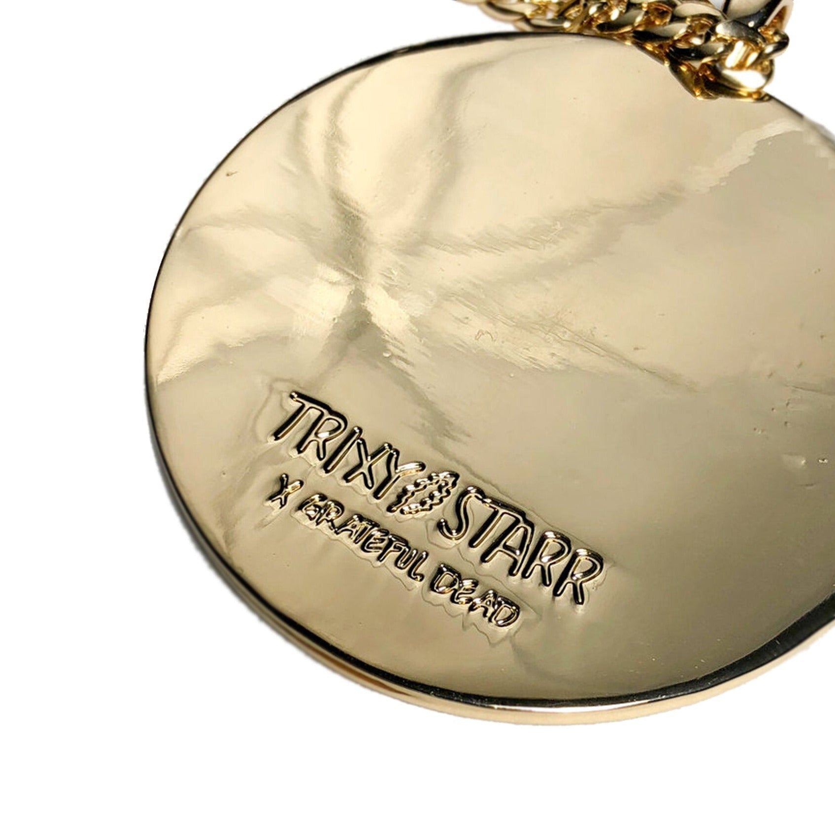Trixy Starr x Grateful Dead Pastel Stealie Necklace - Spoiled Brat