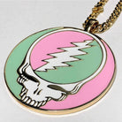 Trixy Starr x Grateful Dead Pastel Stealie Necklace Necklace by Trixy Starr as seen on celebrities