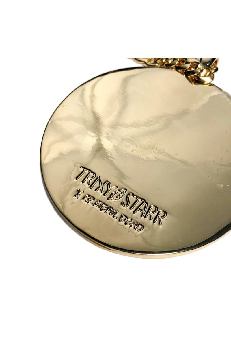 Shop Trixy Starr Trixy Starr x Grateful Dead Pastel Stealie Necklace Necklace for women – premium loungewear and festival fashion at Spoiled Brat