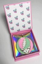 Shop Trixy Starr Trixy Starr x Grateful Dead Pastel Stealie Necklace Necklace for women – premium loungewear and festival fashion at Spoiled Brat