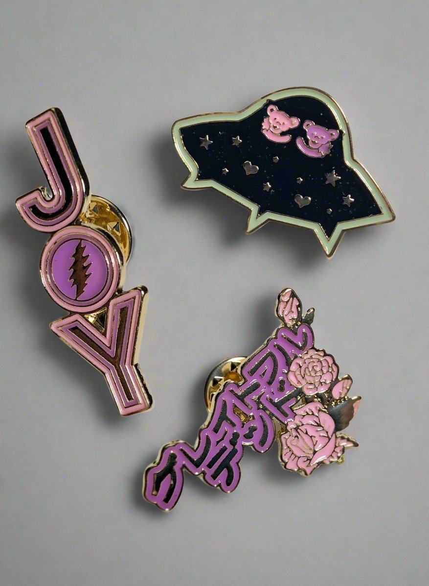 Shop Trixy Starr Trixy Starr x Grateful Dead Pin Set online at Spoiled Brat