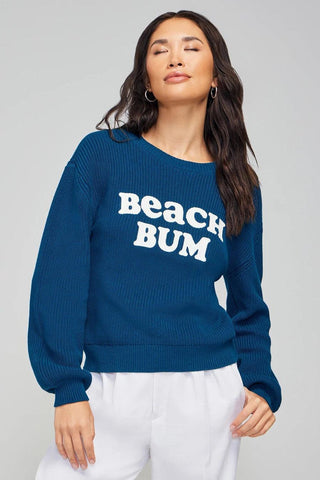 Shop Wildfox Beach Bum Knit Newport Sweater - Premium Sweater from Wildfox Online now at Spoiled Brat 